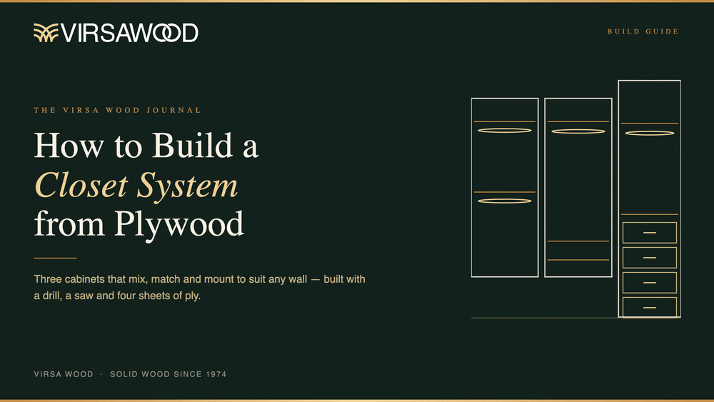 How to Build a DIY Closet System from Plywood